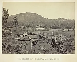 The Front of Kenesaw Mountain, GA by George N. Barnard