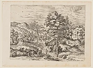 The Good Samaritan, from Landscapes with Biblical and Mythological Scenes