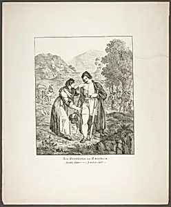 The Governor of Schopfheim (Der Statthalter von Schopfheim), plate seven from the series Poems in the Dialect of the Upper Rhine Region (Zehn Blätter Zu Hebels Alemannischen Gedichten)