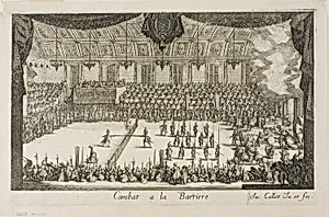 The Grand Tournament: The Combat by Jacques Callot