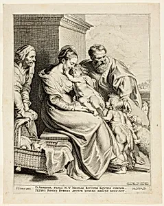 The Holy Family with Saint Elisabeth and the Infant John the Baptist