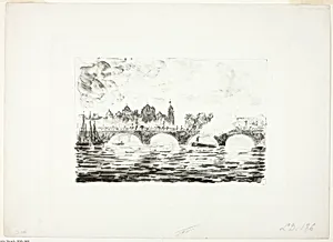 The Houses of Parliament, London by Camille Pissarro