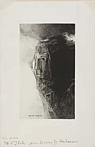 The Idol, frontispiece from Emile Verhaeren's Les Soirs by Odilon Redon