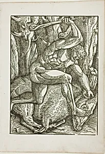 The Labors of Hercules: Hercules Subduing the Erymanthian Boar