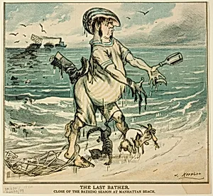 The Last Bather, from Puck