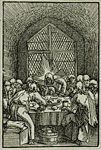 The Last Supper, from The Fall and Redemption of Man by Albrecht Altdorfer