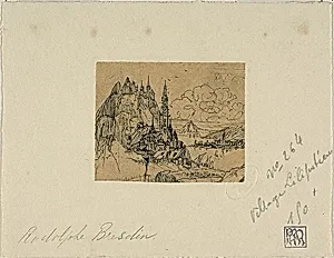 The Lilliputian Village by Rodolphe Bresdin