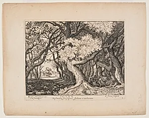 The Man Wounded by the Thieves, from Landscapes with the Story of the Good Samaritan