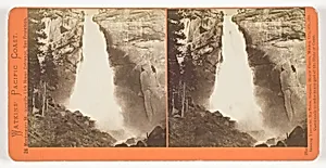 The Nevada Fall, 700 ft., Yosemite, from the series "Watkins' Pacific Coast"