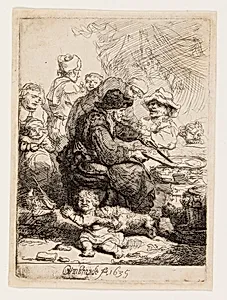 The Pancake Woman by Rembrandt van Rijn