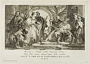 The Patron Saints of the Crotta Family by Giovanni Domenico Tiepolo