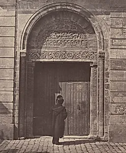 The Portal of Saint Ursinus at Bourges, rue du Vieux Poirier by Bisson Frères