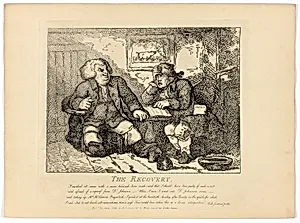 The Recovery, from Boswell's Tour of the Hebrides by Thomas Rowlandson