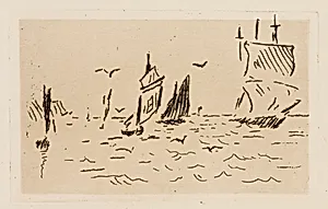 The Sea, plate 7 from Le Fleuve