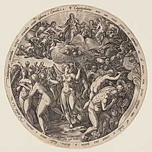 The Separation of the Blessed and the Damned by Hendrick Goltzius