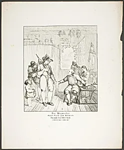 The Signpost (Der Wegweiser), plate ten from the series Poems in the Dialect of the Upper Rhine Region (Zehn Blätter zu Hebels Alemannischen Gedichten)