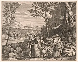 The Slap, Plate 4 from Pastorales