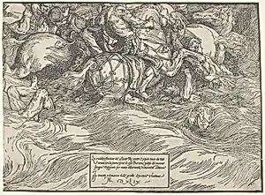 The Submersion of Pharaoh's Army in the Red Sea by Titian