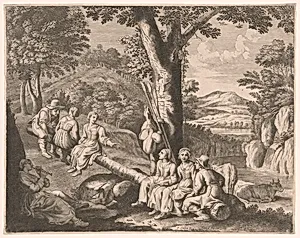 The Swing, Plate 11 from Pastorales