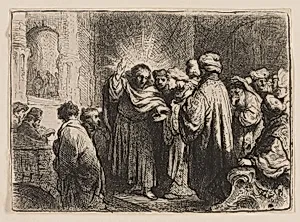 The Tribute Money by Rembrandt van Rijn