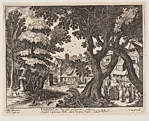 The Tribute Money, from Landscapes with Scenes from the Life of Christ