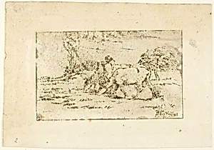The Two Cows by Jean François Millet