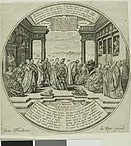 The Venetian Wedding by Johann Theodor de Bry