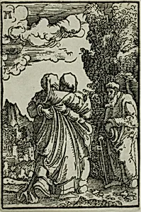 The Visitation, from The Fall and Redemption of Man by Albrecht Altdorfer