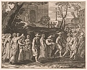 The Wedding Procession, Plate 15 from Pastorales