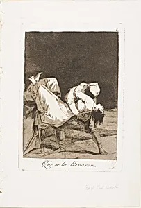 They Carried Her Off!, plate eight from Los Caprichos by Francisco José de Goya y Lucientes