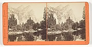 Three Brothers, 4480 ft., Yosemite, from the series "Watkins' Pacific Coast"