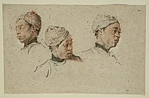 Three Studies of the Head of a Turbaned Black Man