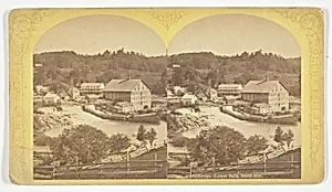 Ticonderoga - Lower Falls, North Side, No. 654 from the series "Crystal"