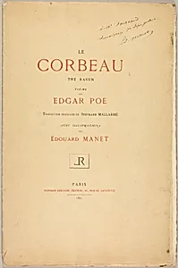 Title Page and Text, from The Raven (Le Corbeau)
