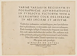 Title Page, from Landscapes with Biblical and Mythological Scenes