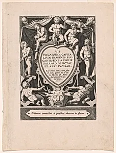 Title page, from The Seven Vices