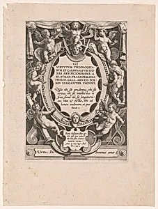 Title page, from The Seven Virtues