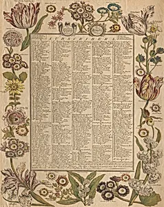 Title Page, from Twelve Months of Flowers