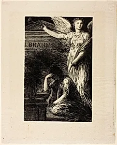 To J. Brahms by Henri Fantin-Latour