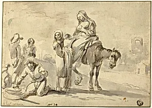 Travelers Resting for Nourishment