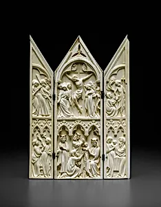 Triptych with Scenes from the Life of Christ by German