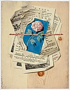 Trompe l'Oeil of Posted Notices and Prints