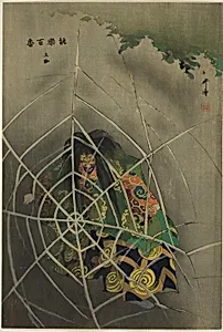 Tsuchi-gumo, from the series "One Hundred No Dramas (Nogaku hyakuban)" by Tsukioka Kôgyo