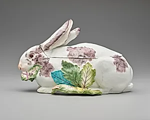 Tureen in the form of a Rabbit by Chelsea Porcelain Factory