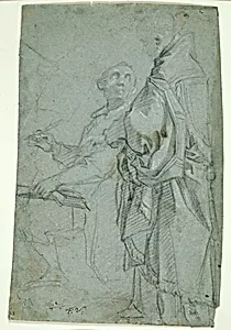 Two Ecclesiastics: Study for the Disputation on the Holy Sacrament