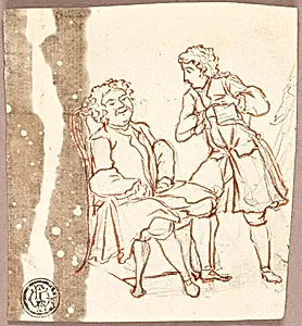 Two Gentlemen in 18th Century Costume