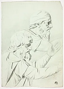 Two Men in Profile (from Bas Relief)