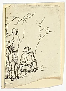 Two Men with Boy