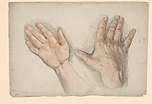 Two Studies of a Right Hand