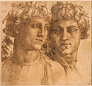 Two Studies of the Head of a Youth